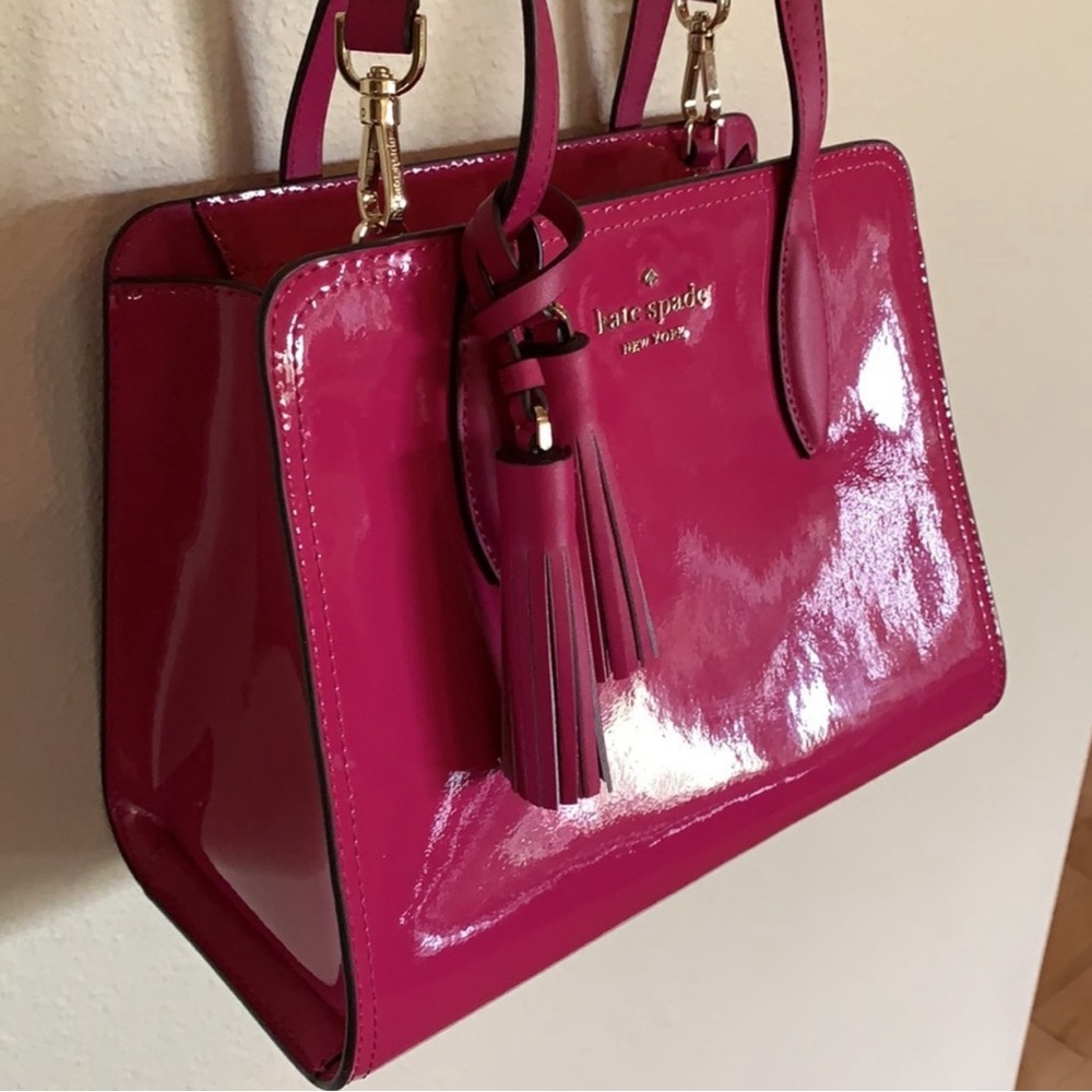 Kate Spade Stunning Shiny Handbag Clutch - Picture 7 of 16